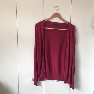 Berry Colored Gap Cardigan